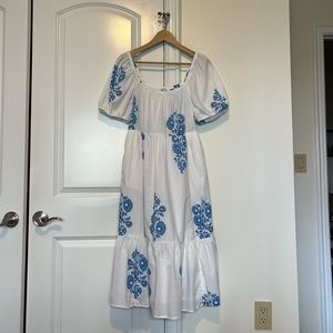 JCrew Factory square neck summer dress
